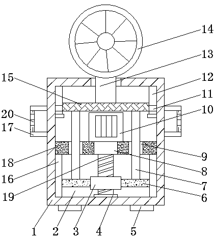 Electric heating fan convenient to adjust