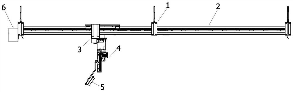 Remote monitoring device capable of observing industrial production in all directions and system thereof