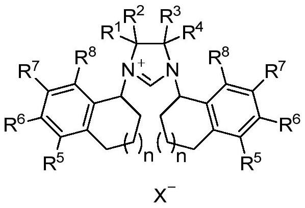 A class of chiral carbene precursor compounds with sandwich structure and synthesis method thereof