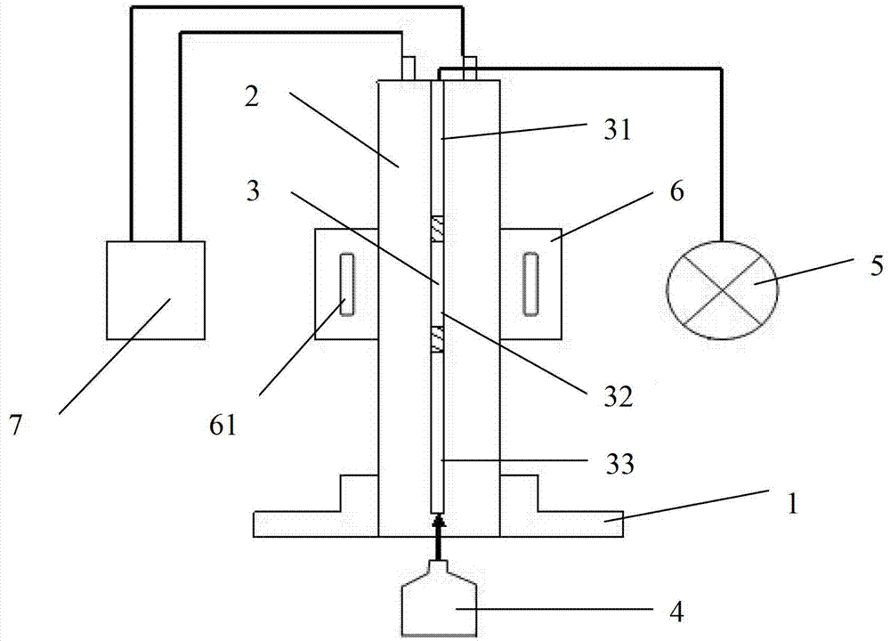 Solution sample creep experimental device