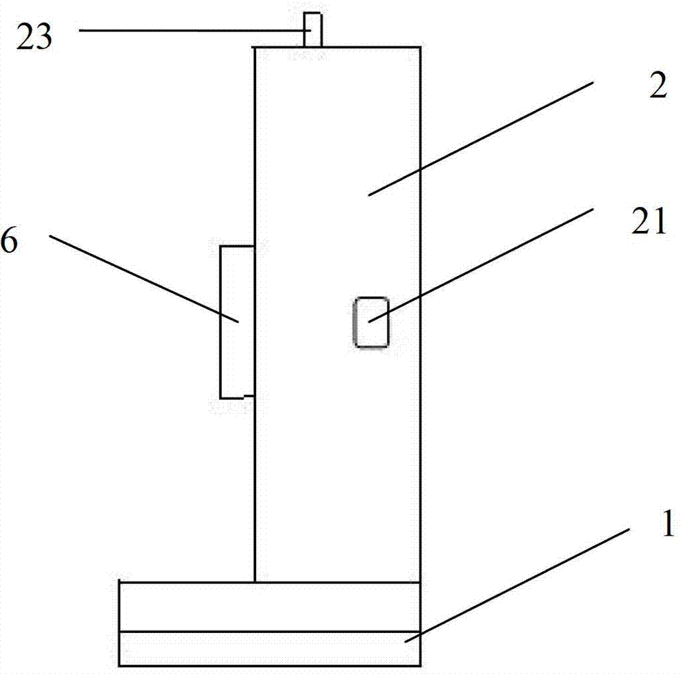 Solution sample creep experimental device