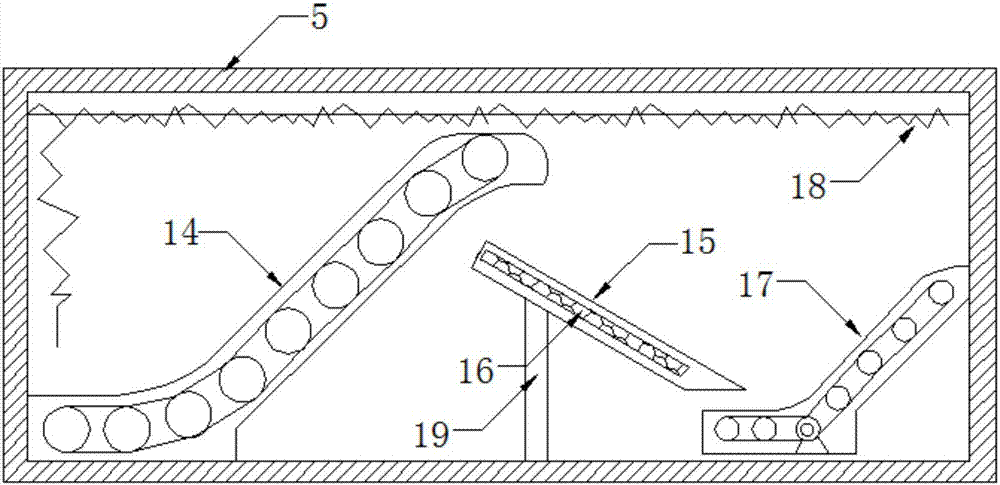 Straw granule drying device