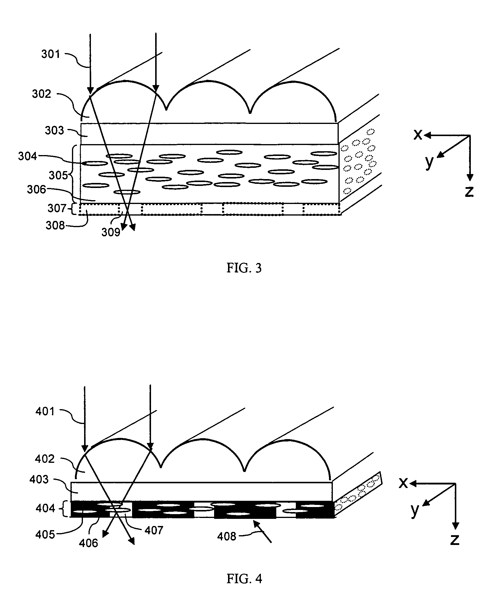 Imaging material with improved contrast