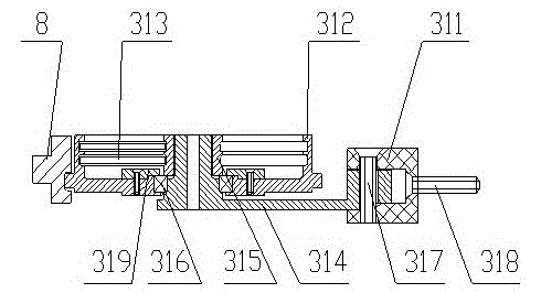 Rolling confluence ring device suitable for transmission with large power