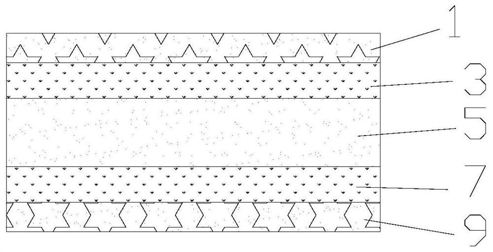 Five-layer aluminum alloy composite material and manufacturing method thereof