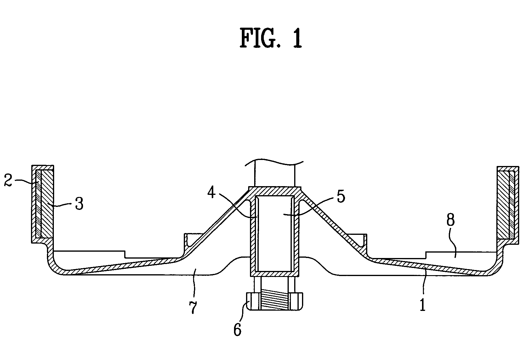 Motor for washing machine