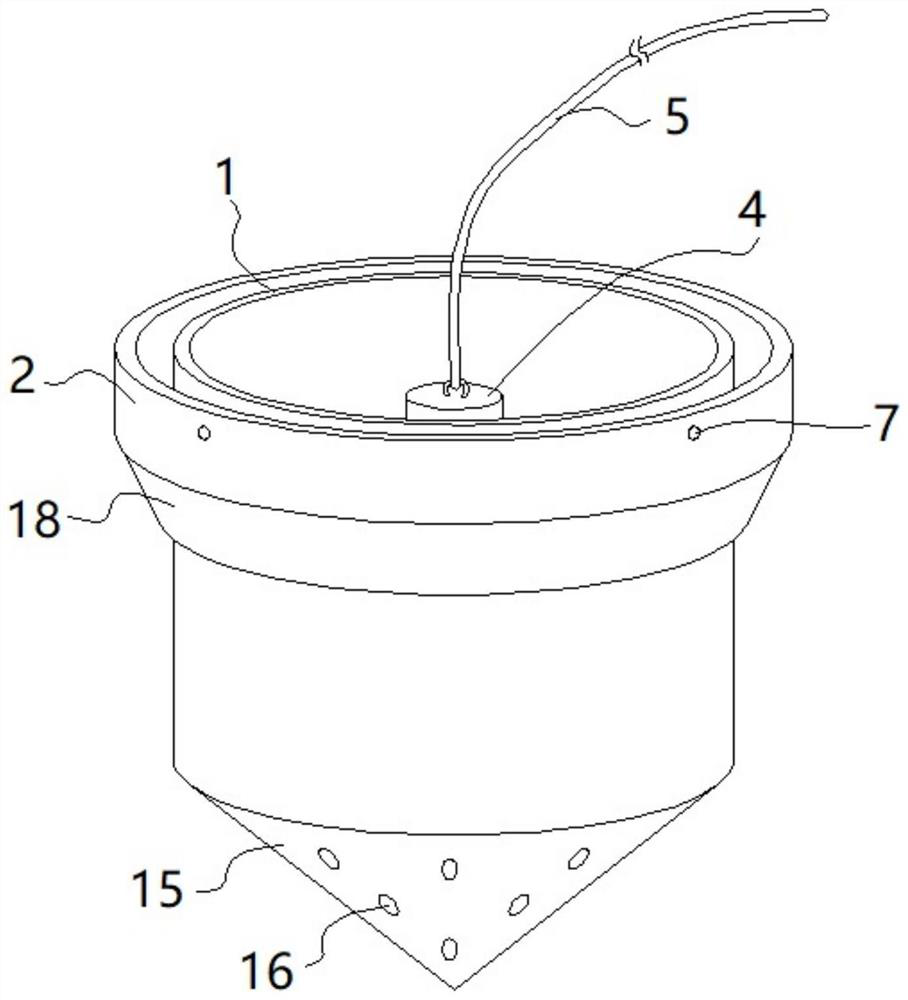 Lowering device for pile foundation reinforcement cage