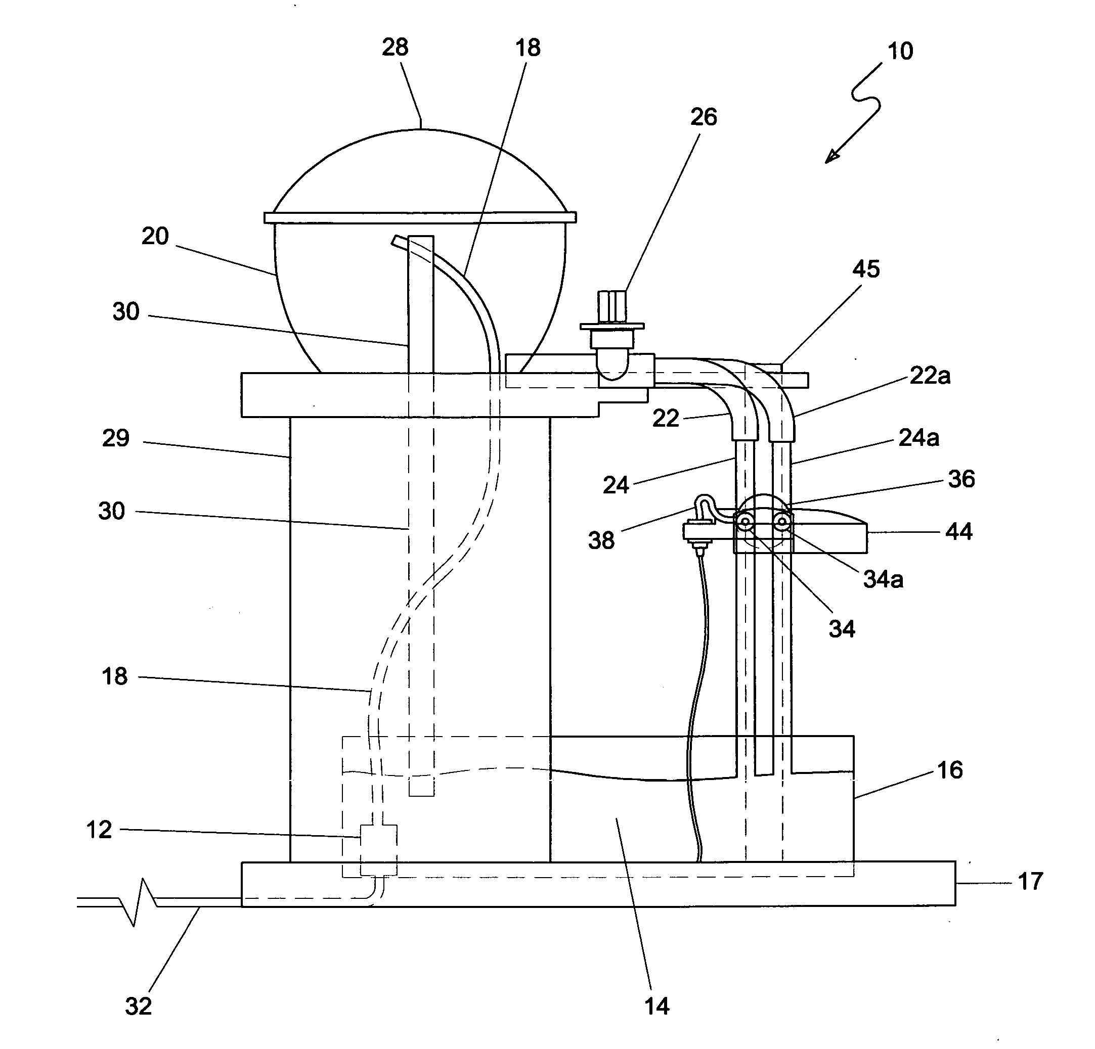 Stringed instrument using flowing liquid