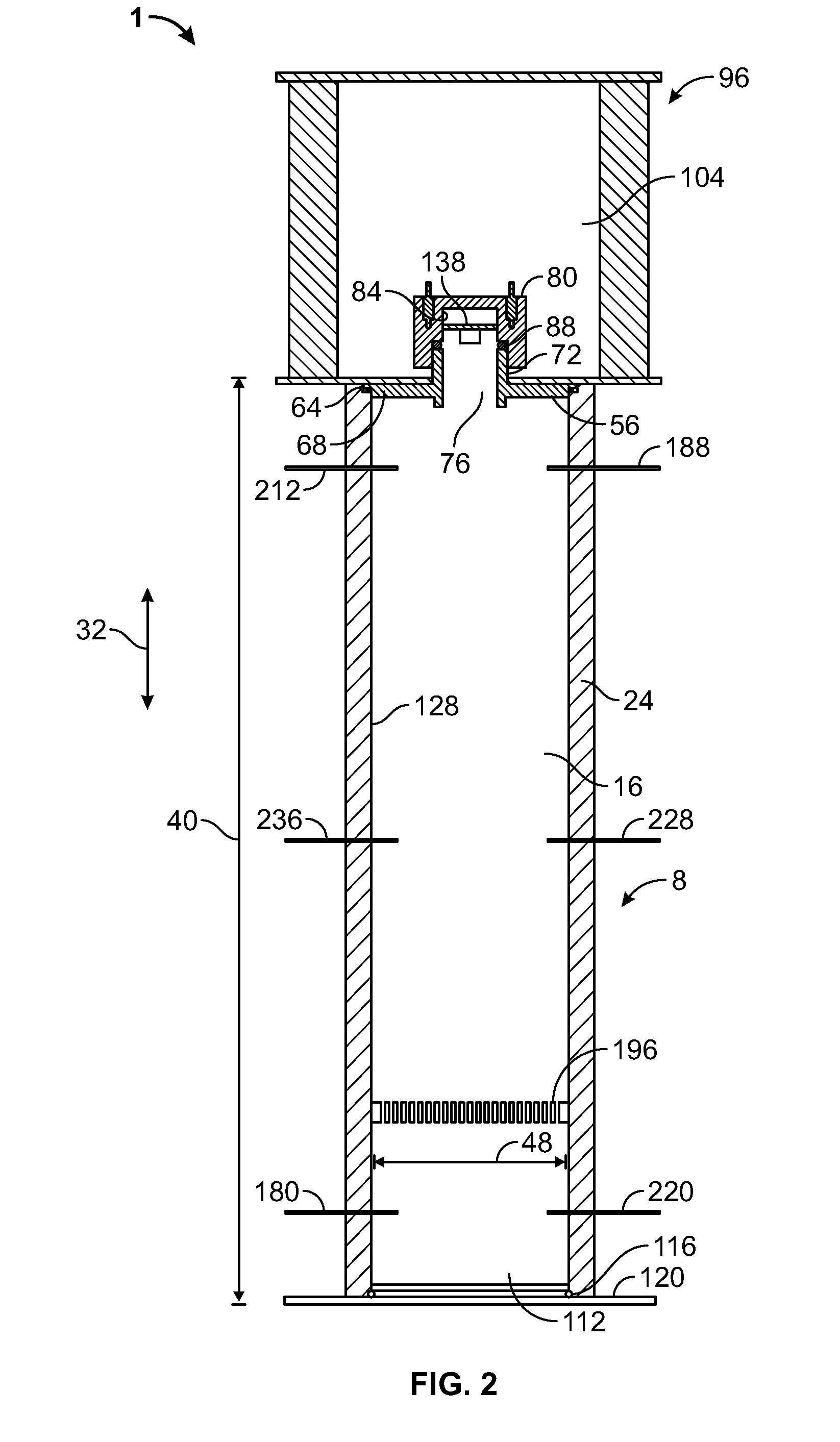 Device and method for sanitizing gas and water