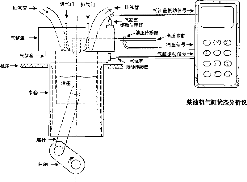 Device and method for diagnosing cylinder of diesel engine