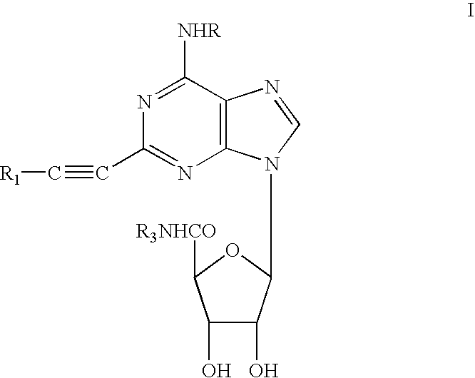 Methods for preparing 2-alkynyladenosine derivatives