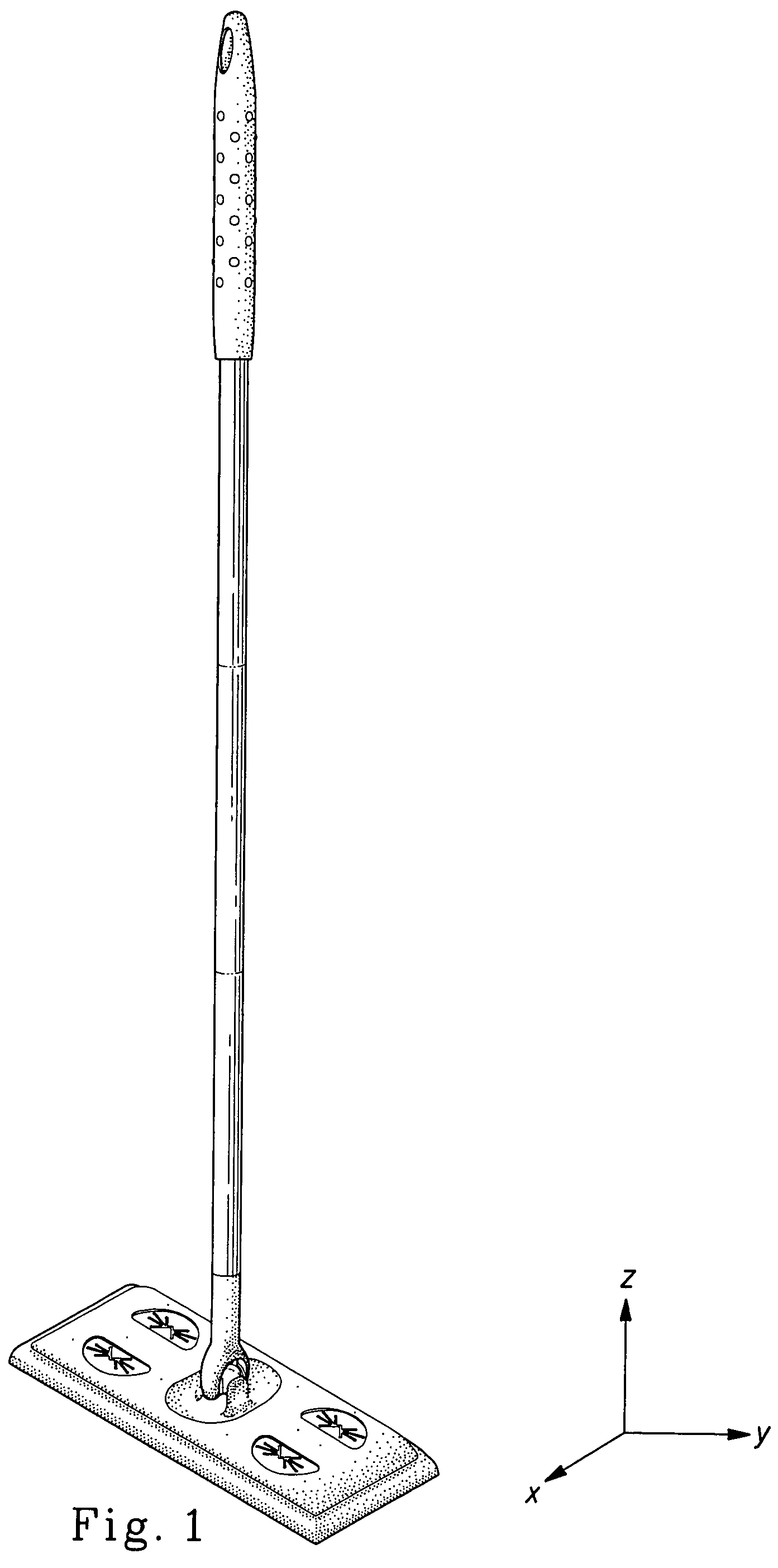 Multi-surfaces cleaning implement