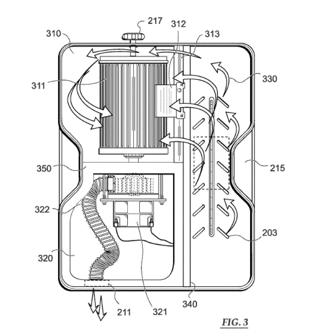 Rotatable filter system and methodology