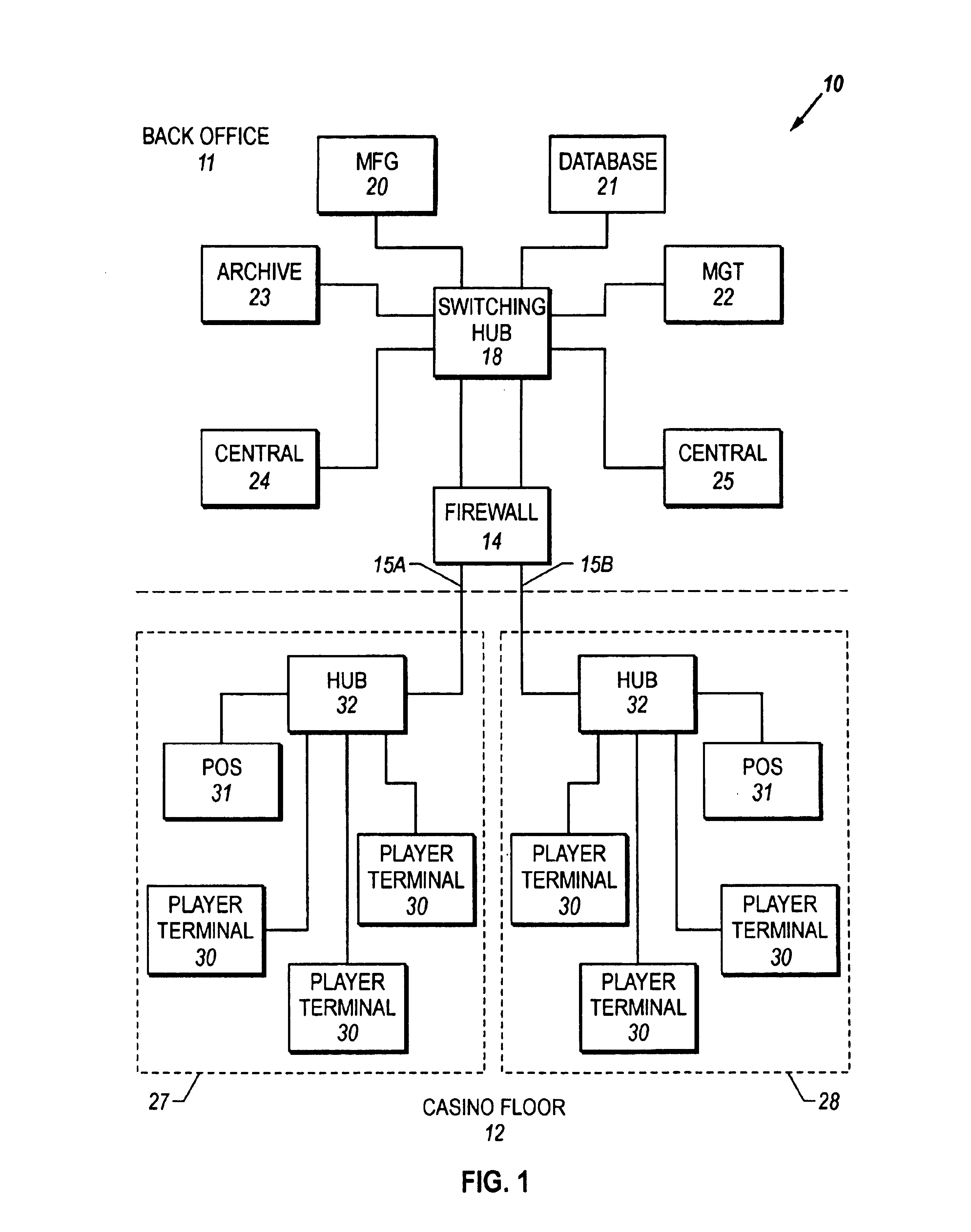 Electronic pull tab gaming system