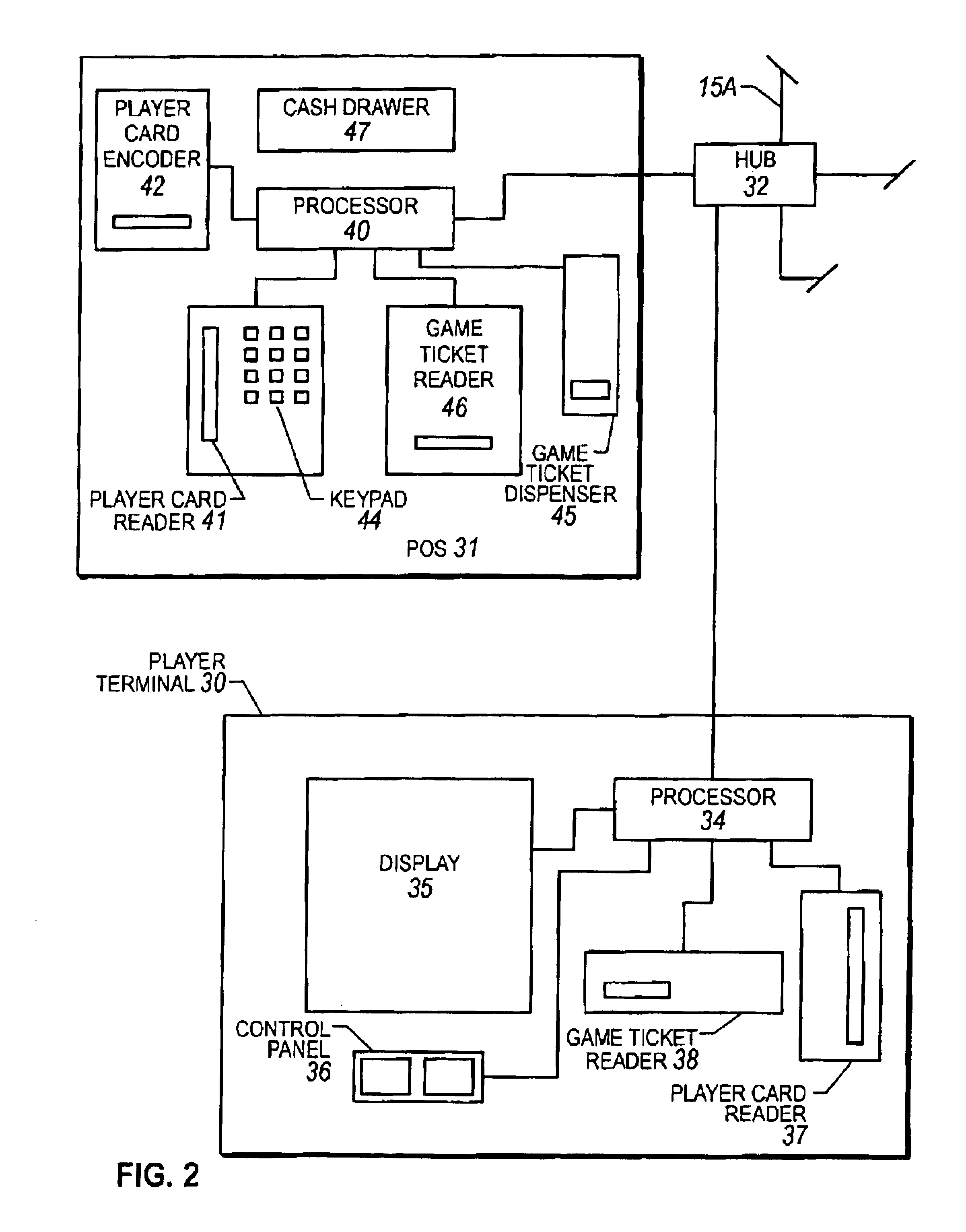 Electronic pull tab gaming system