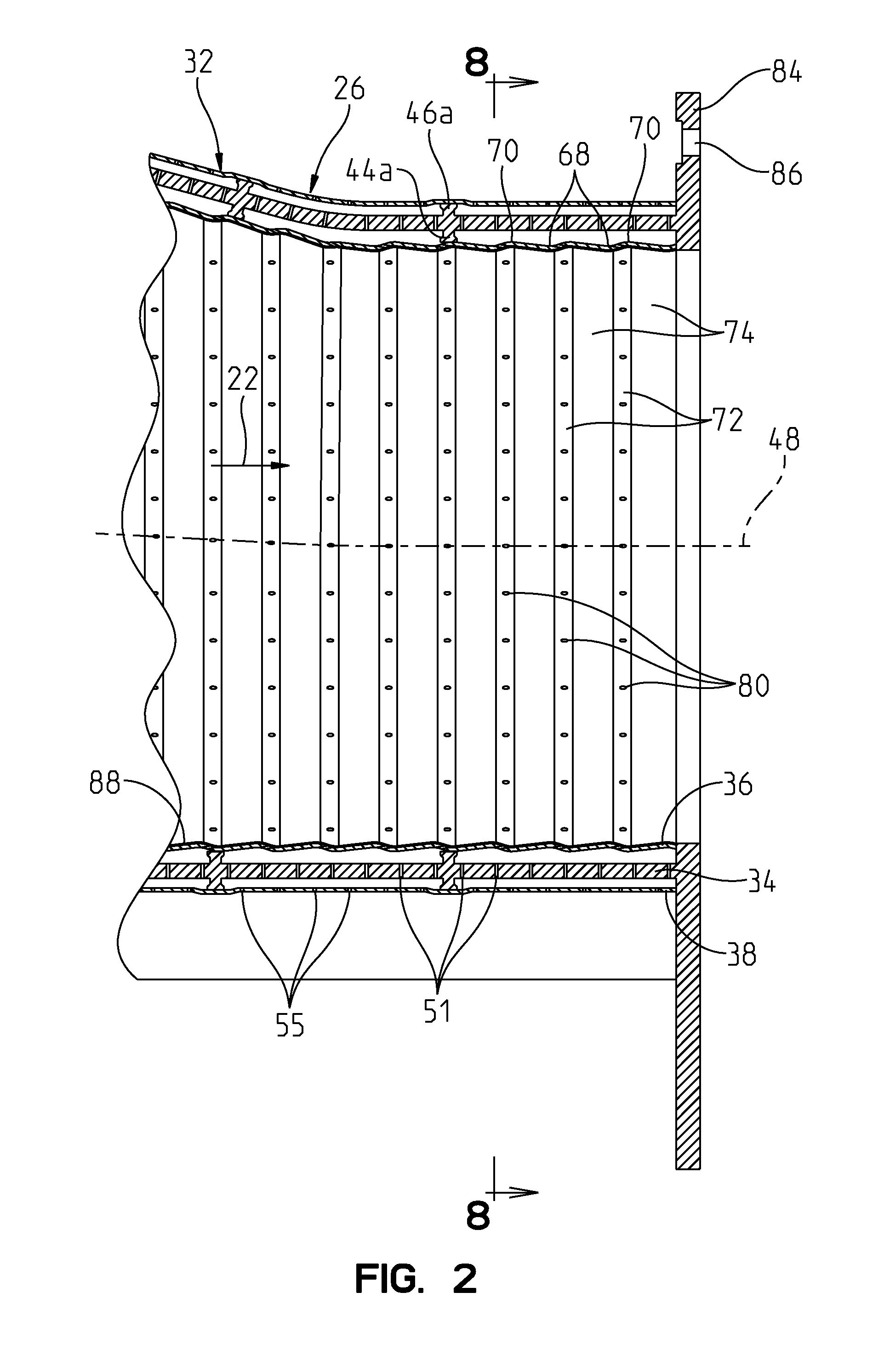 Cooling Structure For Gas Turbine Transition Duct