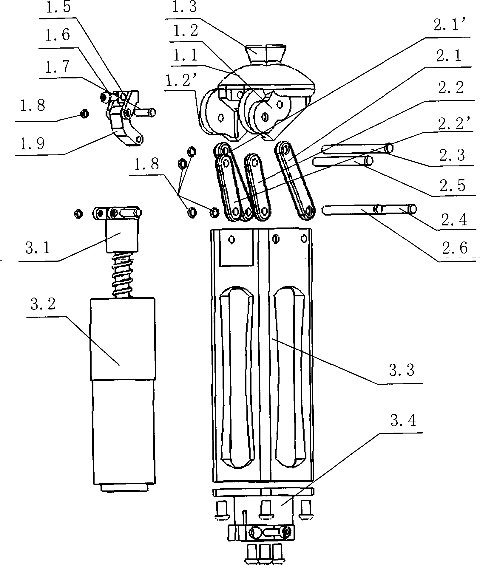 Active mode human leg prosthetic limb