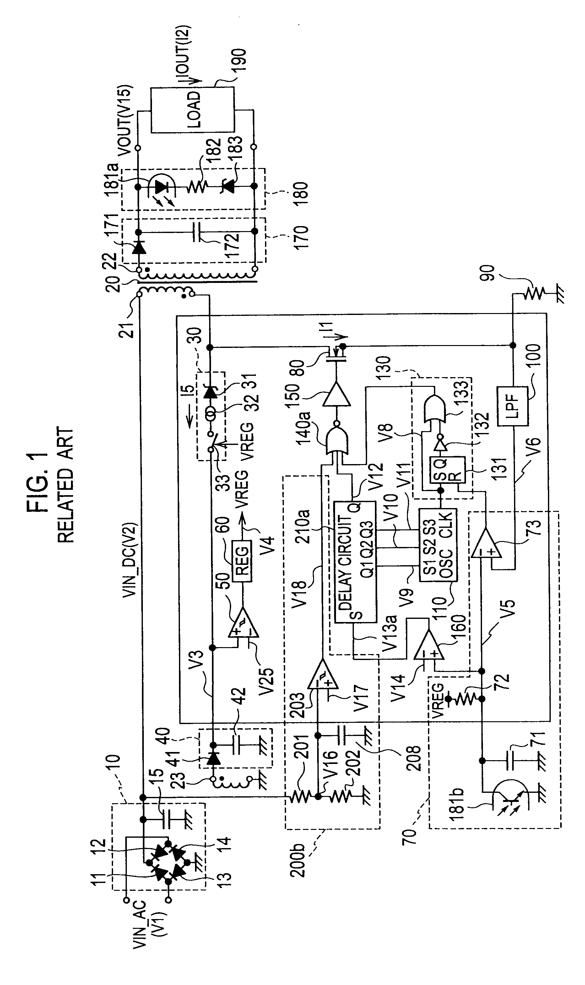 Switching power source apparatus