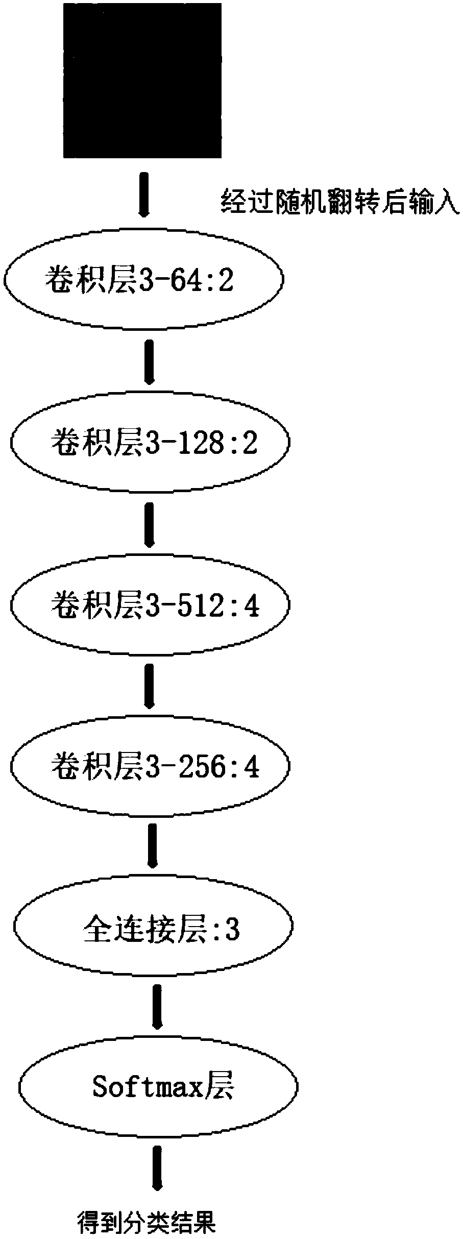 Thyroid tumor pathological tissue section image classification method and device