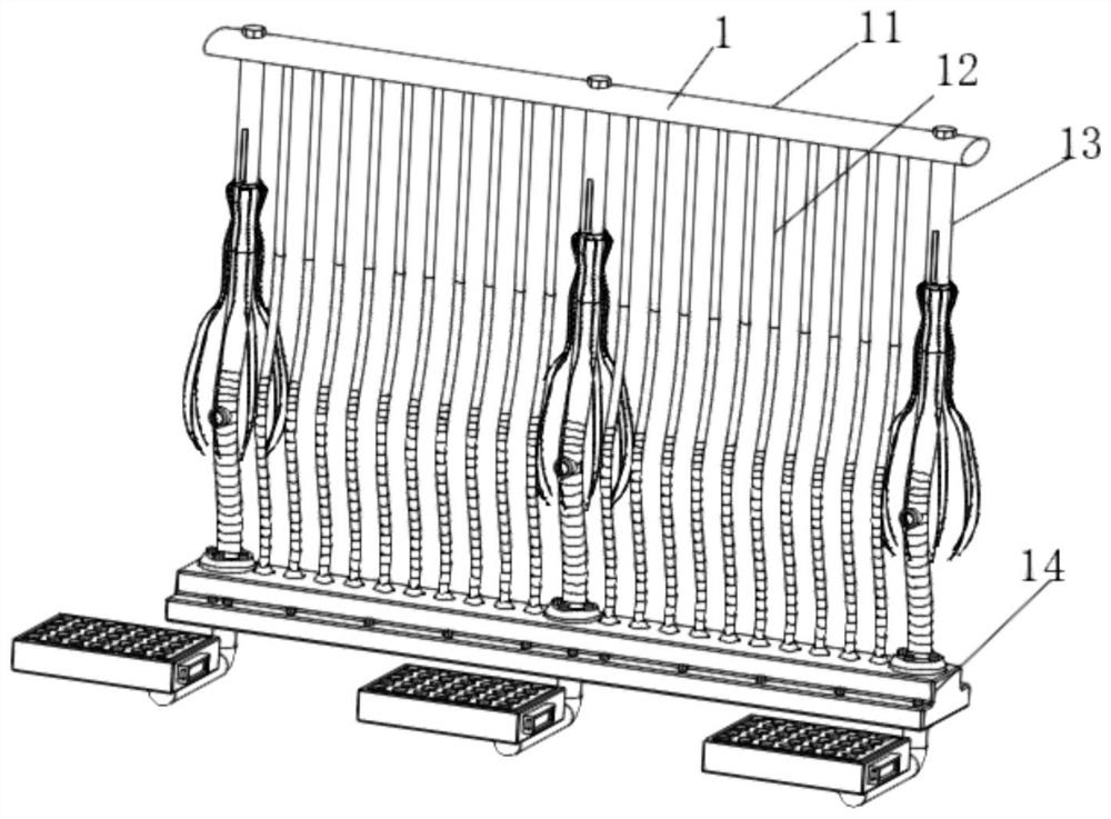 Combined road and bridge safety protective fence with warning function