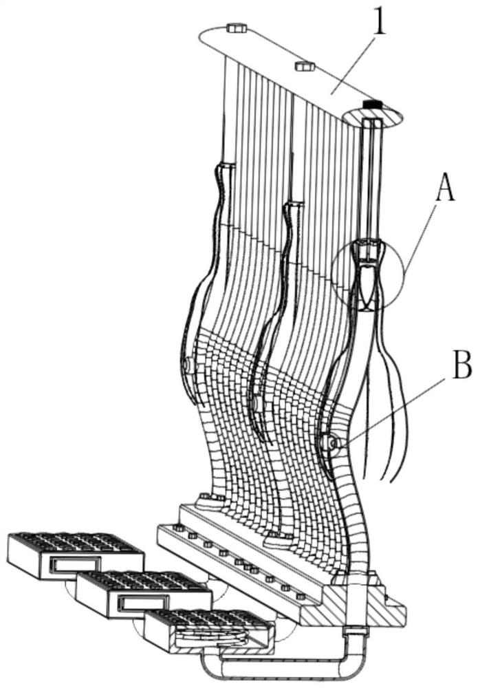 Combined road and bridge safety protective fence with warning function