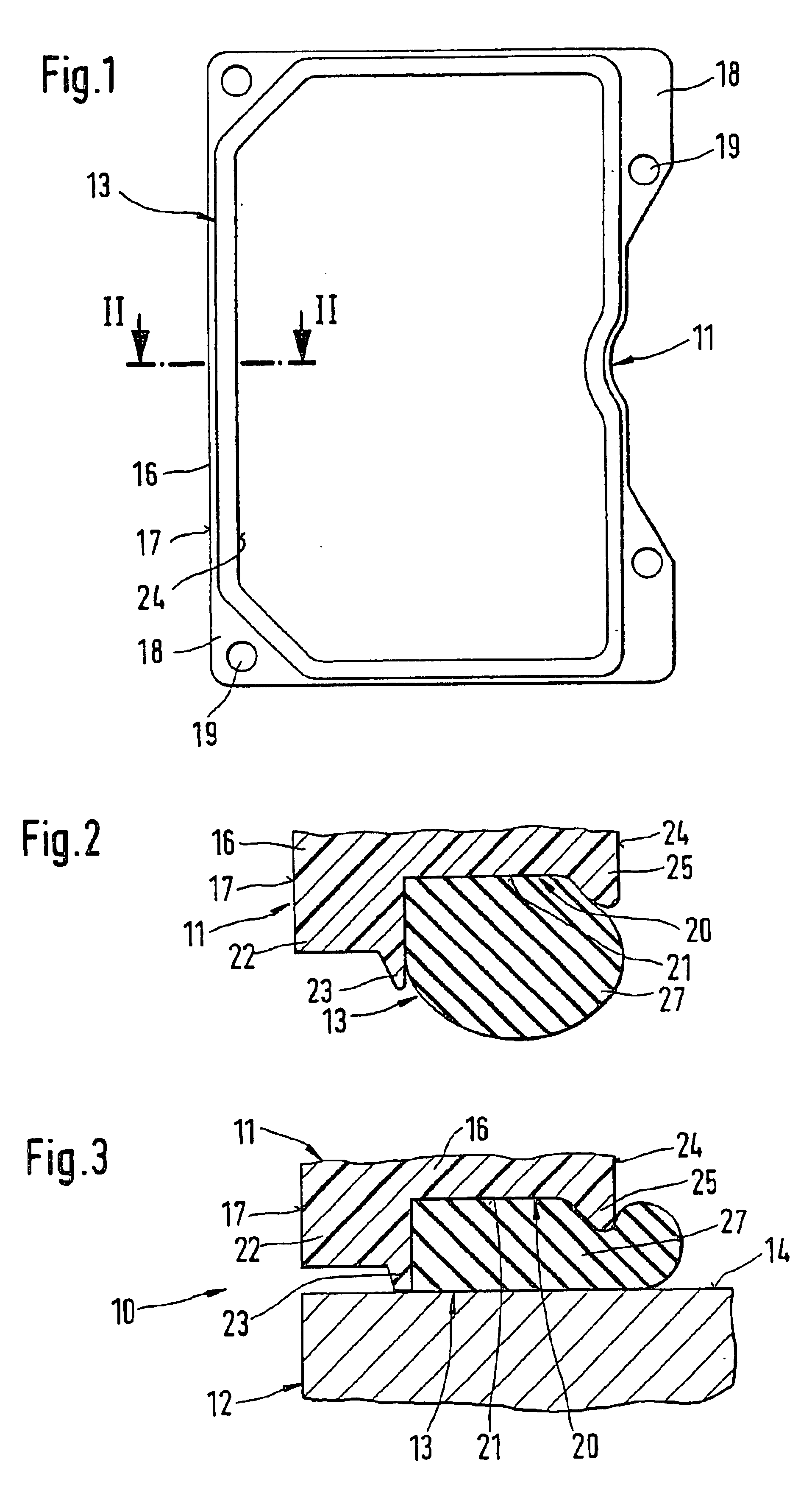 Sealing system for an assembly