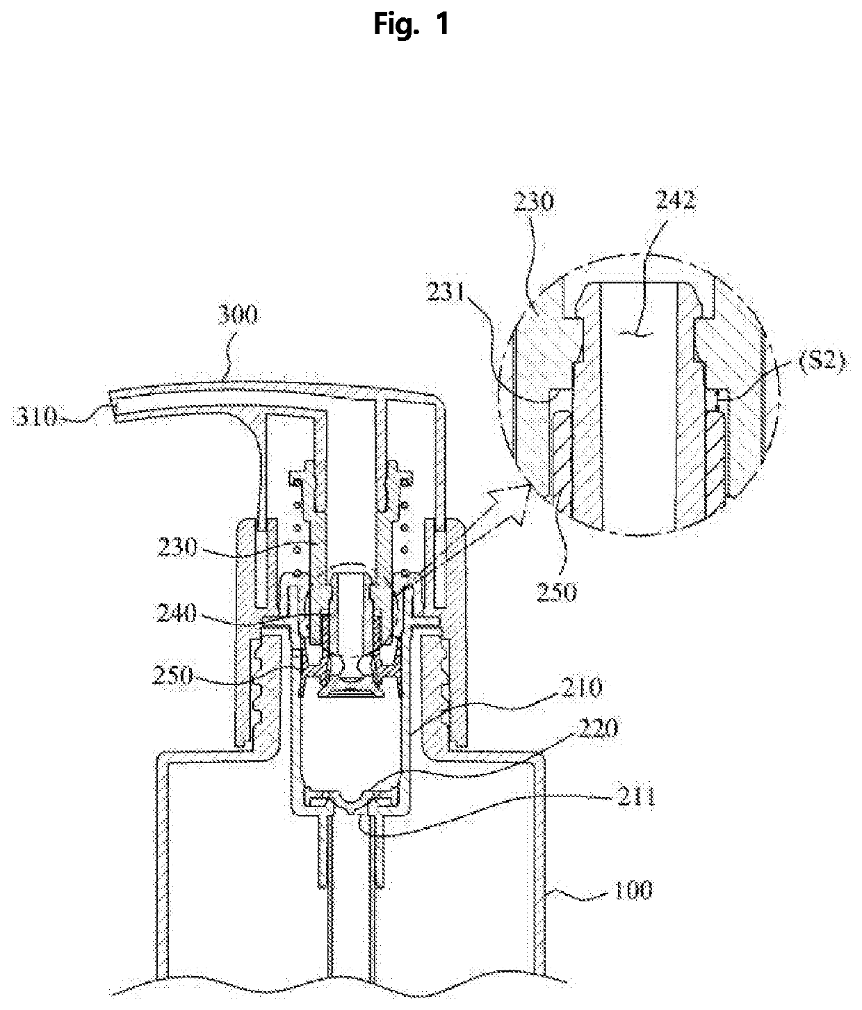 Bead Discharge Pump Container