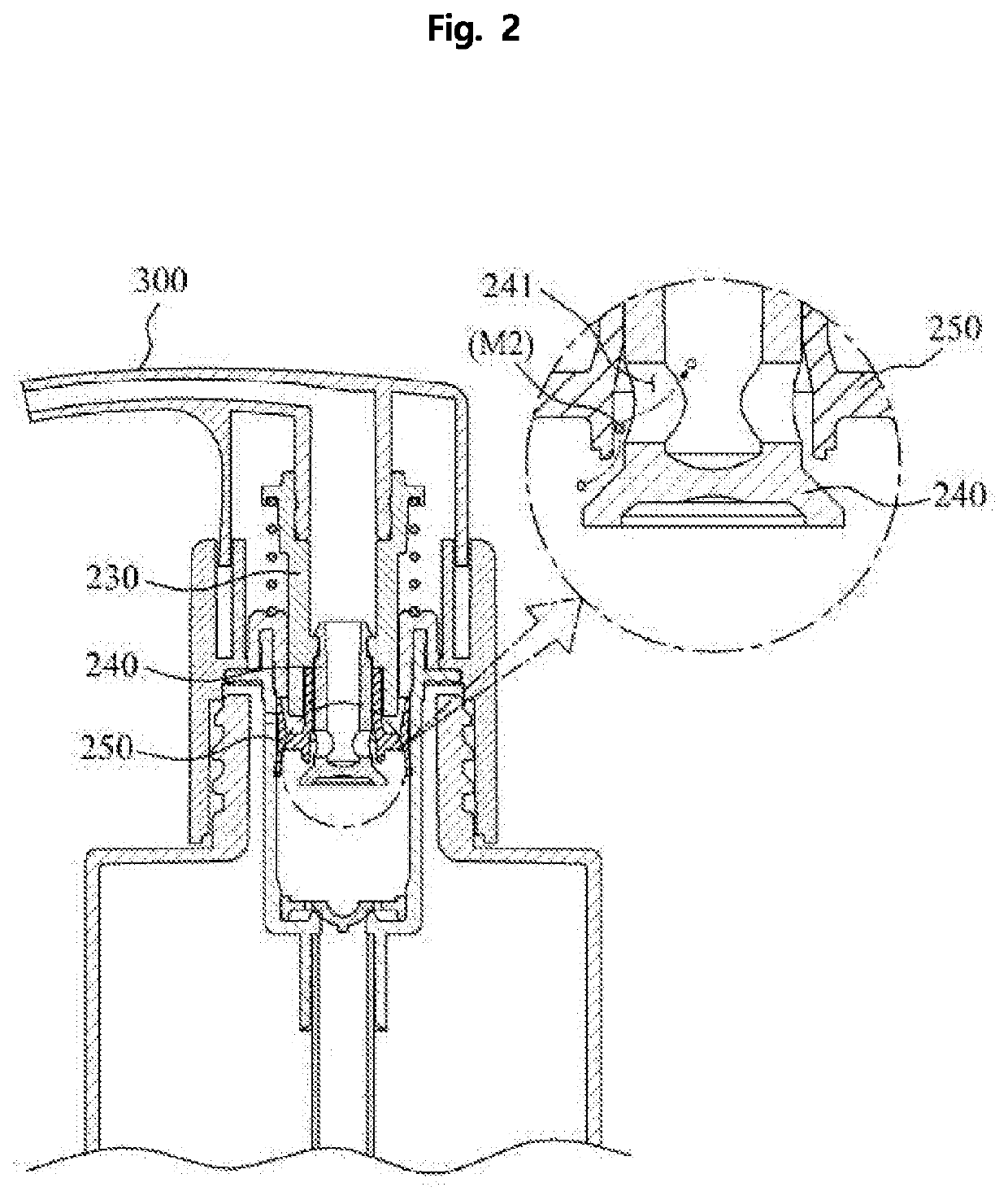 Bead Discharge Pump Container