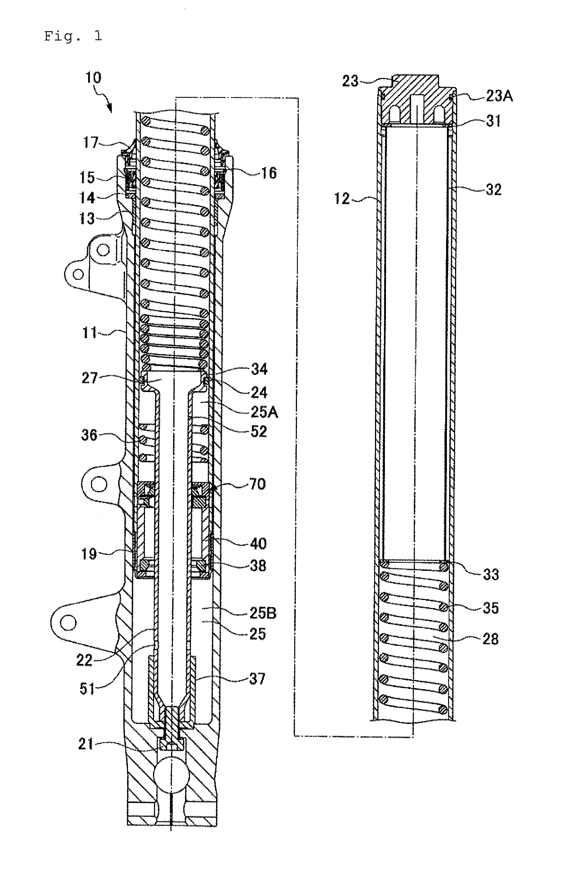 Damping force generator for hydraulic shock absorber