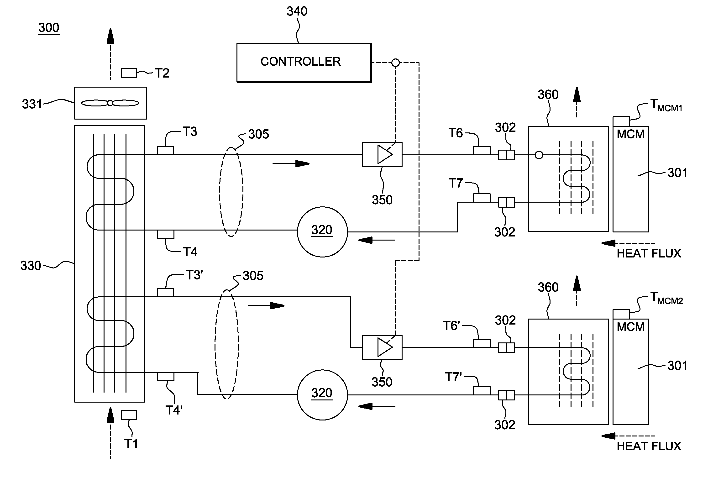 Vapor-compression refrigeration apparatus with backup air-cooled heat sink and auxiliary refrigerant heater