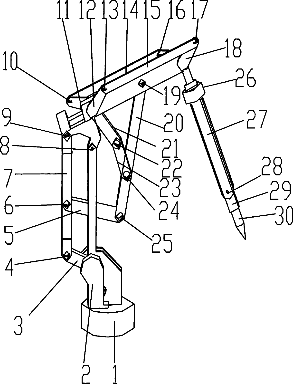 Multi-degree-of-freedom parallel-mechanism type controllable welding robot