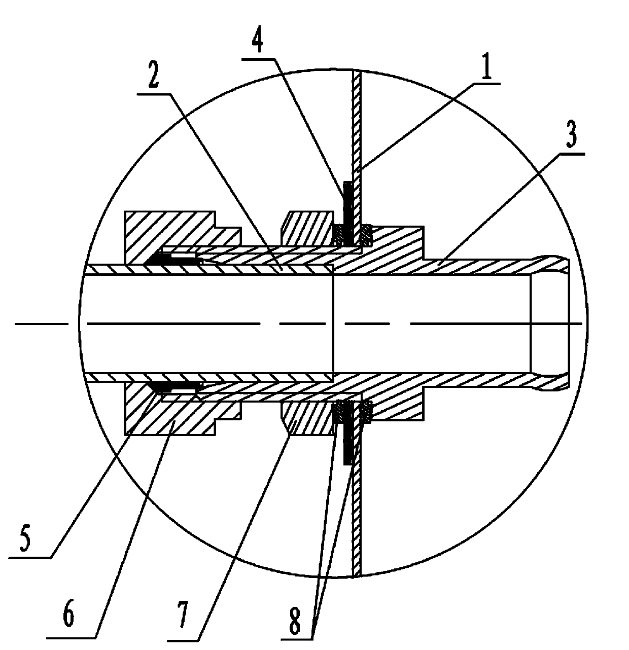 Engine sump heating pipe installation structure