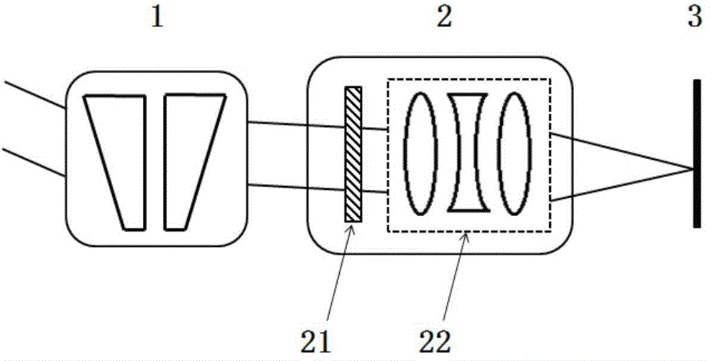 Large-view-field super-resolution imaging system adjustable in resolution