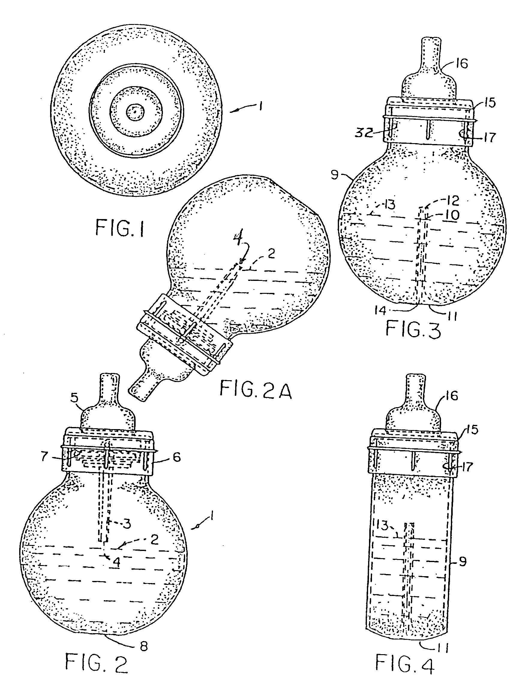 Fully vented nursing bottle with single piece vent tube