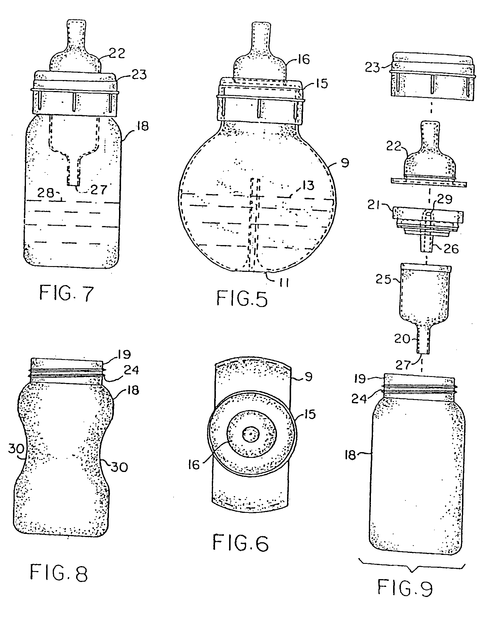 Fully vented nursing bottle with single piece vent tube