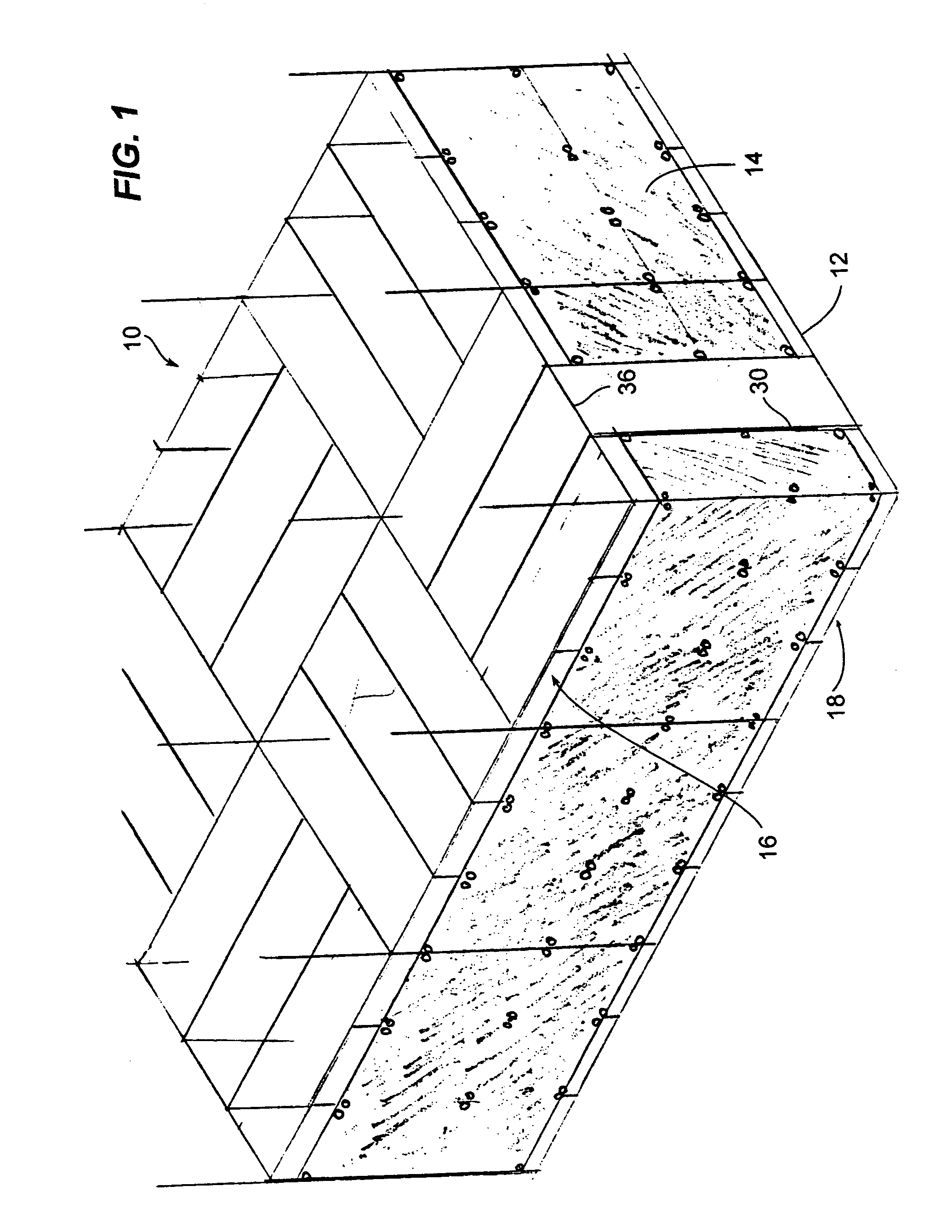 Knockdown labyrinth framework