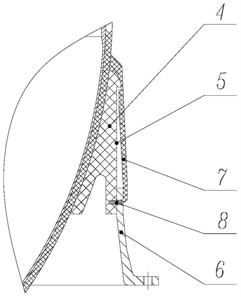 Spacecraft composite material storage box and manufacturing method thereof