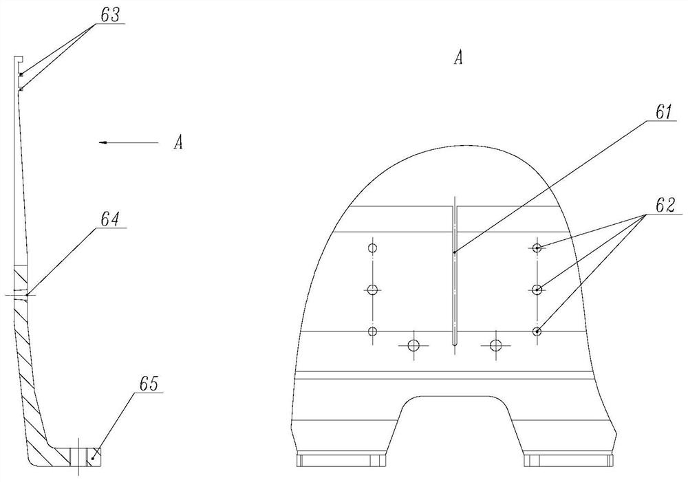 Spacecraft composite material storage box and manufacturing method thereof