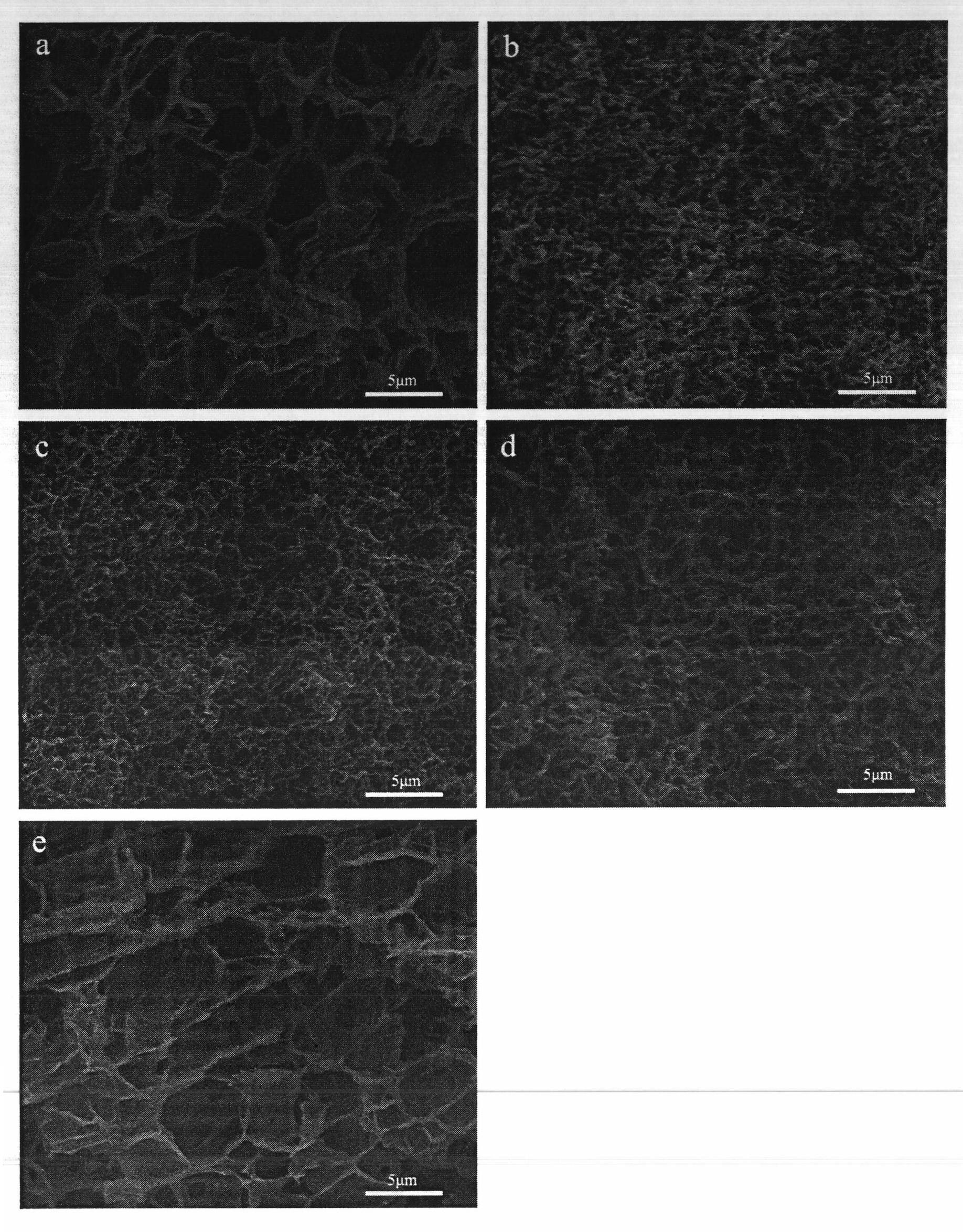 PHBV (Poly (HydroxyButyrate-hydroxyValerate)) nano fiber support material as well as preparation method and application thereof