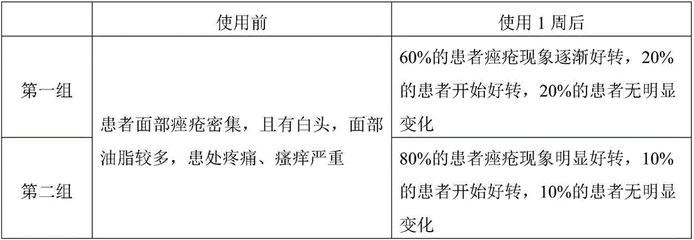 Composition for treating acnes