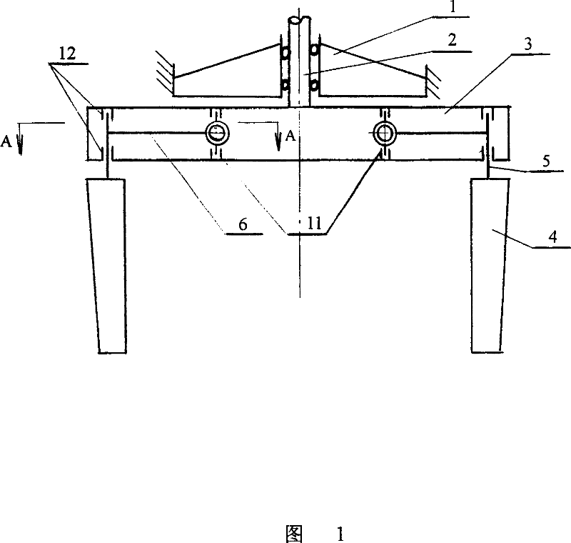 Self-adaptable straight-vaned pitch variable water turbine for tidal energy conversion