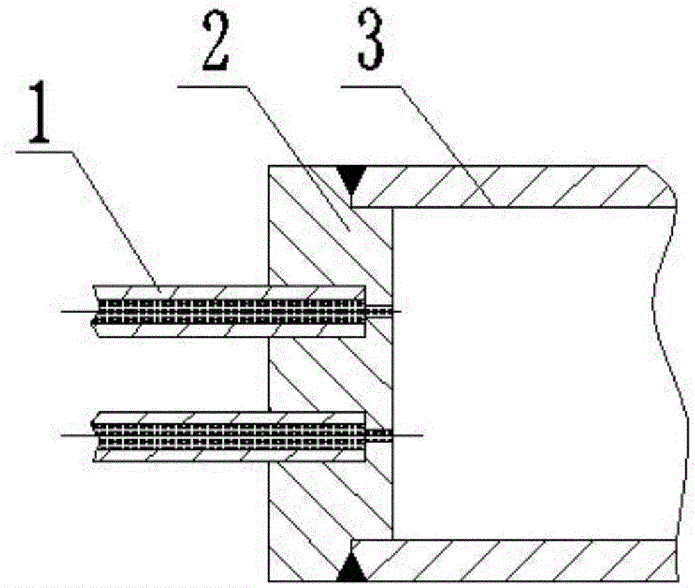 Thrust chamber injector of a hydrazine-based small-thrust single-component engine