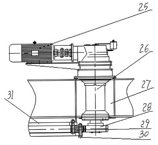 Bucket type elevating ship loader