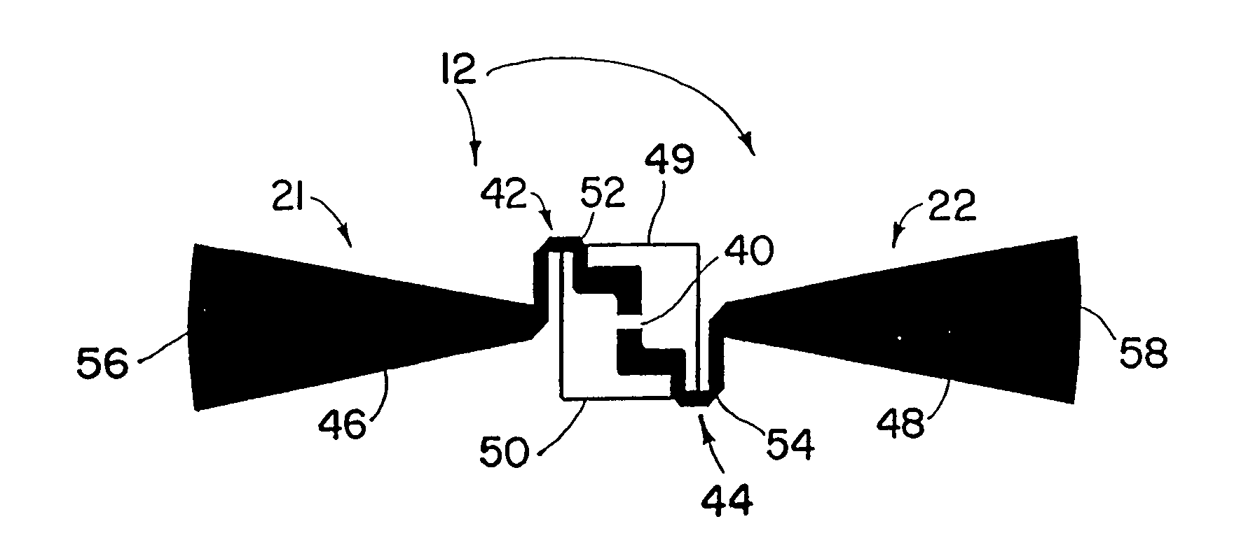 RFID device with content insensitivity and position insensitivity