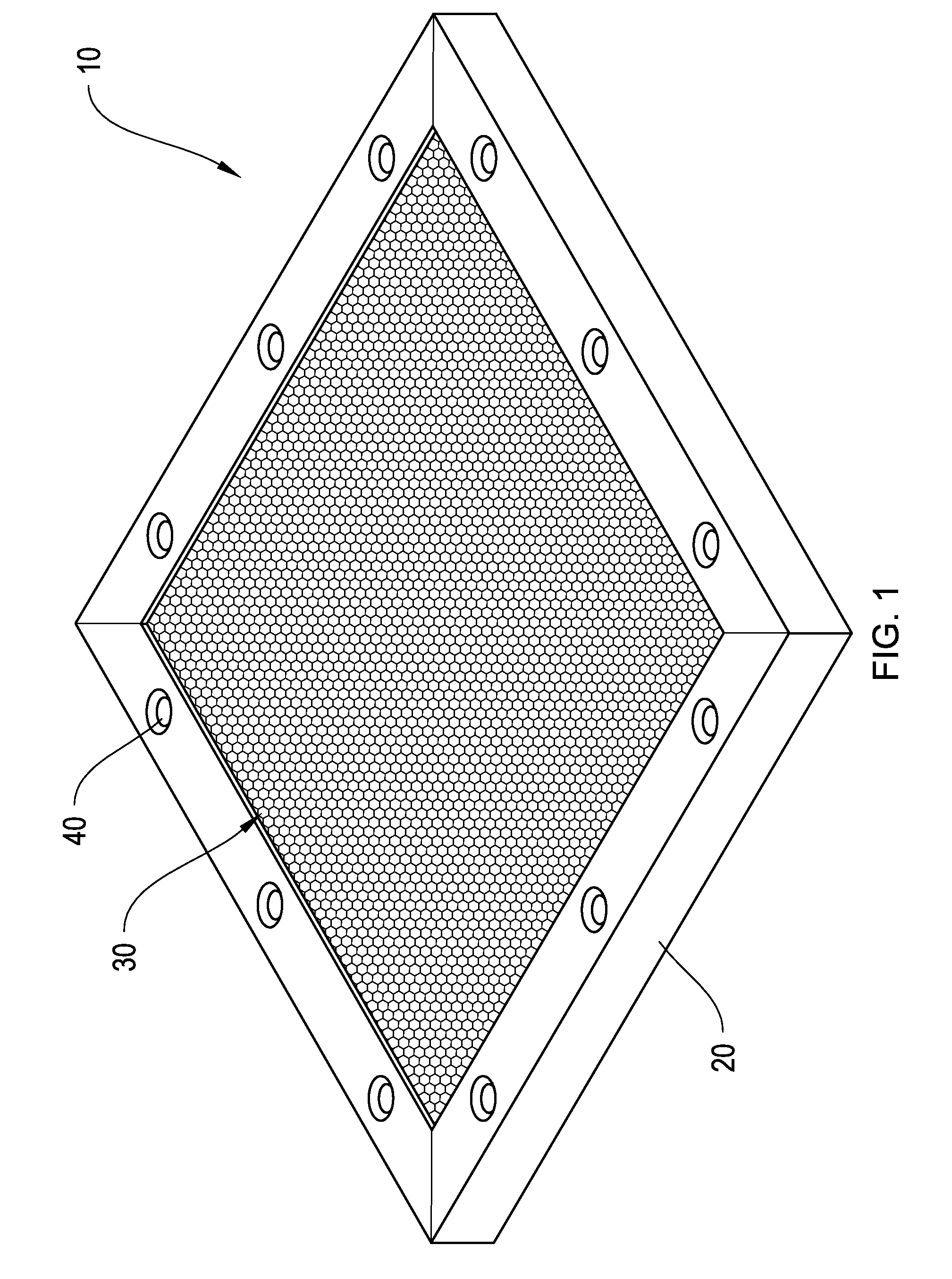 EMI shielding vent panel frame