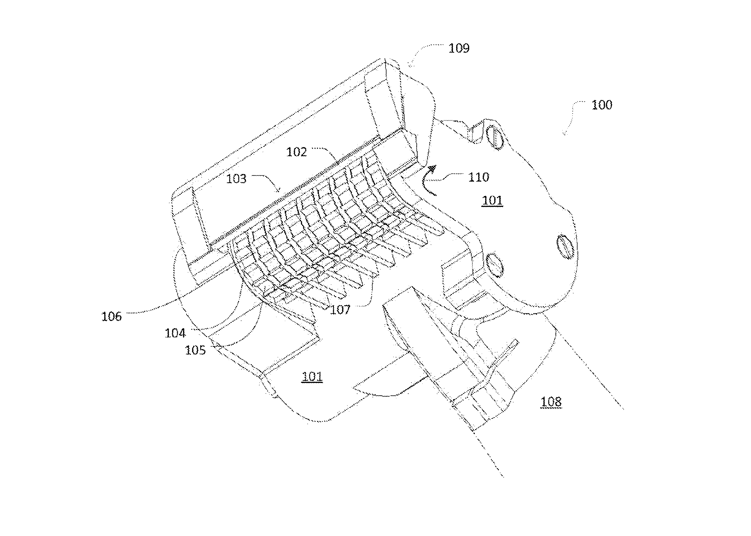 Skinning device for removing skin from an animal carcass