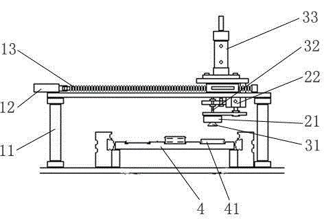 Operation device and assembly line for automatically assembling upper and lower covers of shielding cases on line