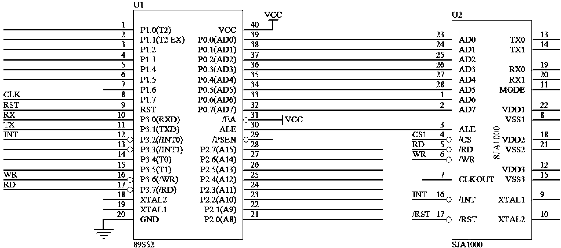 Protocol conversion device based on DeviceNet-Modbus