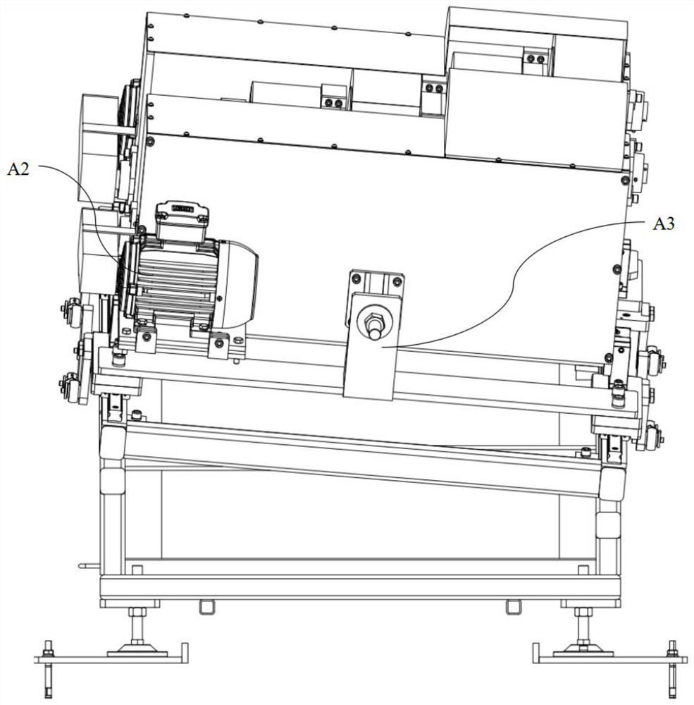 Multi-section roller brush machine for plastic glove production line