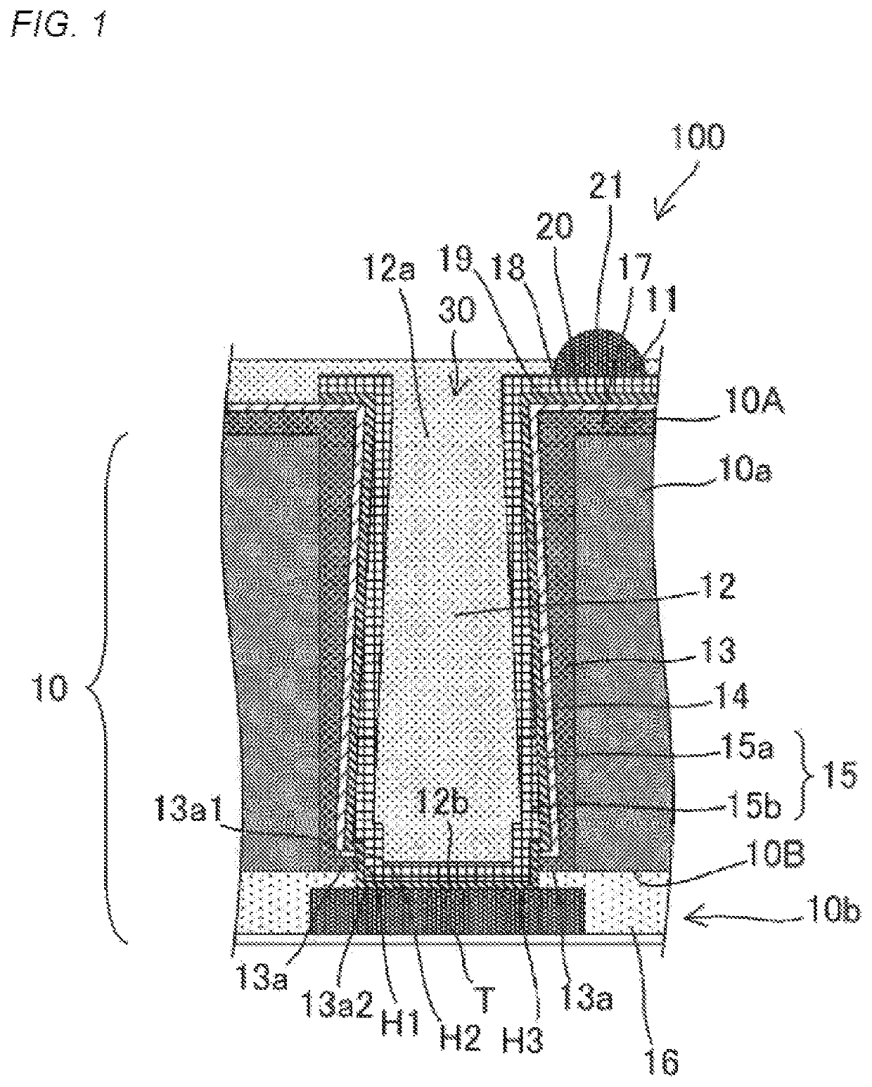 Vertical electrode structure comprising low-resistance film for preventing damage during etching